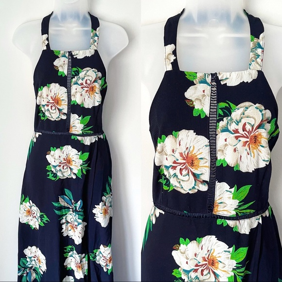 Nordstrom Dresses & Skirts - Stunning Backless Floral Maxi Dress with Slit